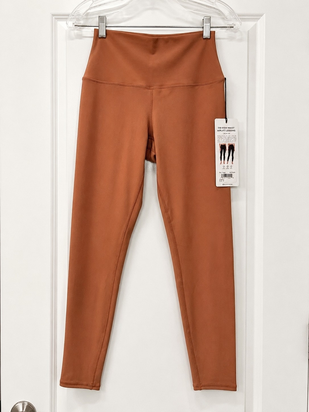 NWT Alo Yoga 7/8 High Waist Airlift Leggings Chestnut Medium M